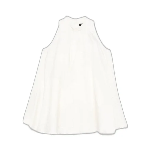 Balmain Kids Patterned-Jacquard Sleeveless Dress