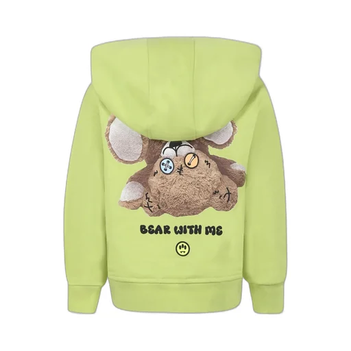 Barrow Kids Bear Printed Hoodie