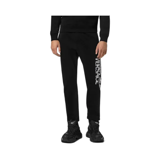 Versace Logo-Printed Elasticated Waistband Track Pants