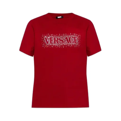Versace Logo-Embellished Crewneck T-Shirt