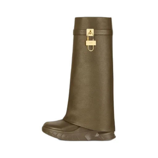 Shark Lock Biker Boots