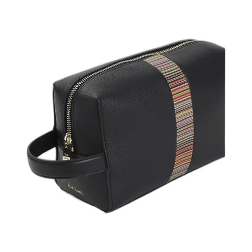 Signature Stripe Wash Bag