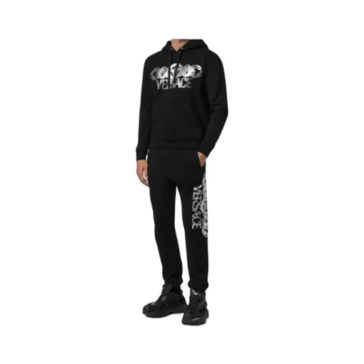 Versace Logo-Printed Elasticated Waistband Track Pants