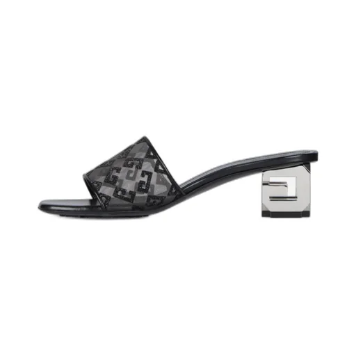 Givenchy Monogram 72 Mesh G Cube Mules