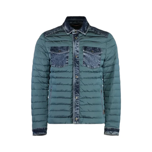 Crespi Denim Patchwork Down Jacket
