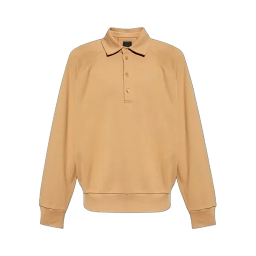 Givenchy Logo Embroidered Long-Sleeve Polo Shirt