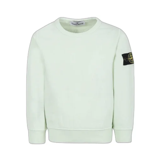 Stone Island Junior Logo Patch Crewneck Sweatshirt