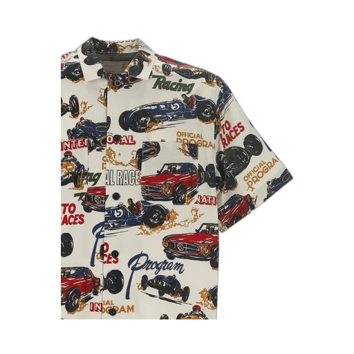 Sacai Tropical Printed Short-Sleeved Shirt