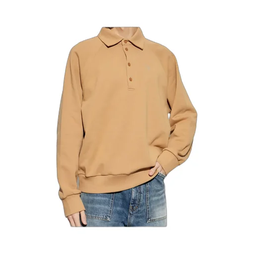 Givenchy Logo Embroidered Long-Sleeve Polo Shirt