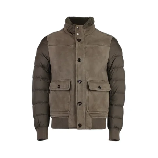 Long-Sleeved Down Jacket