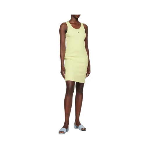 Givenchy 4G Plaque Ribbed-Knit Tank Dress