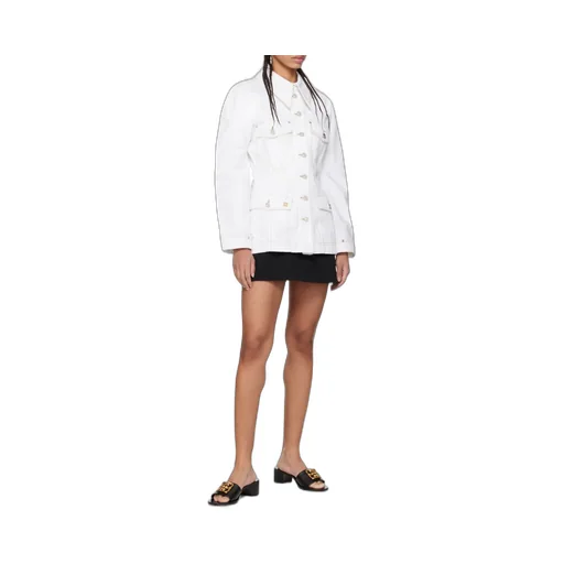Givenchy Collared Button-Up Denim Jacket