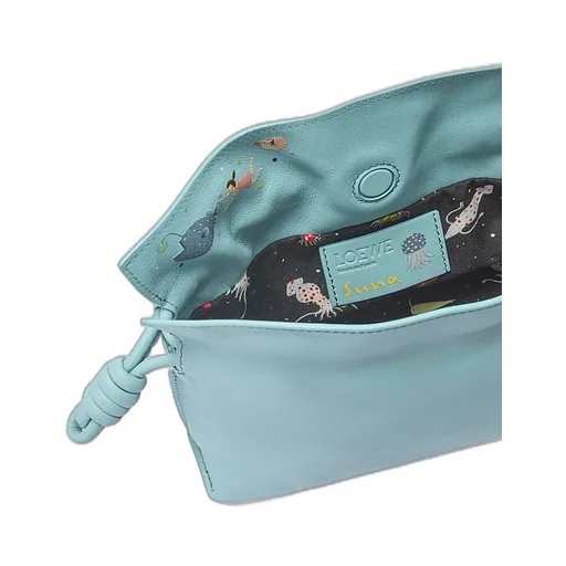 Loewe Flamenco Logo Detailed Mini Clutch Bag
