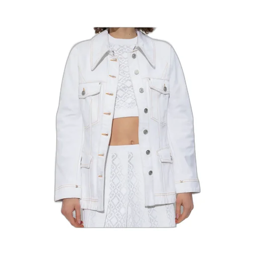 Givenchy Collared Button-Up Denim Jacket