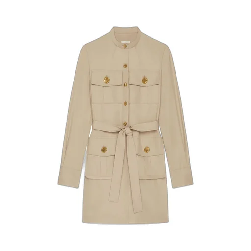 Givenchy Tied-Waist Safari Dress