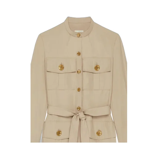 Givenchy Tied-Waist Safari Dress