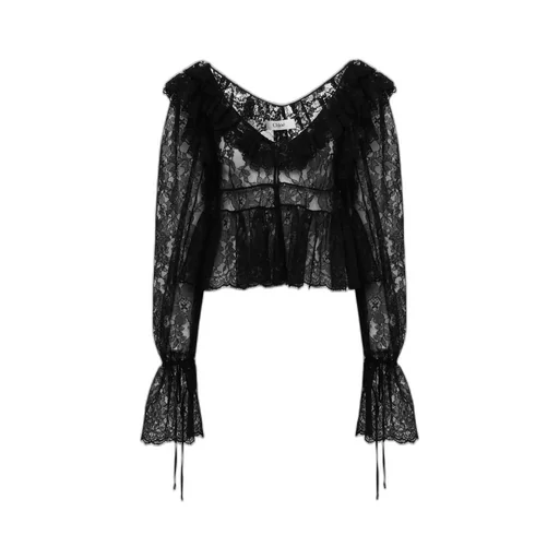 Chloé V-Neck Cropped Top