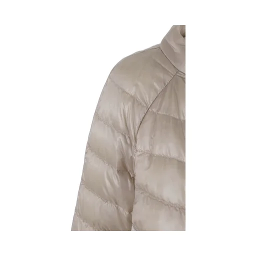 Snap-Button Quilt Down Jacket