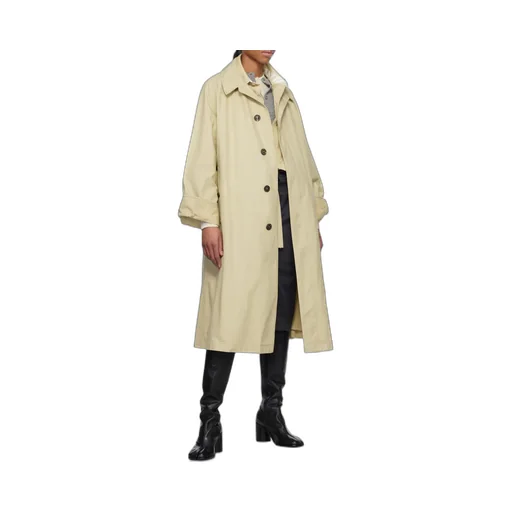 Maison Margiela Layered Mid-Length Trench Coat