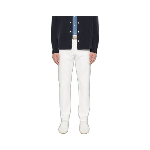 Brunello Cucinelli Garment-Dyed Iconic Fit Five-Pocket Trousers