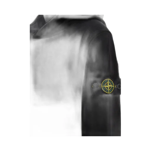 Stone Island Junior Compass Patch Fleece Hoodie