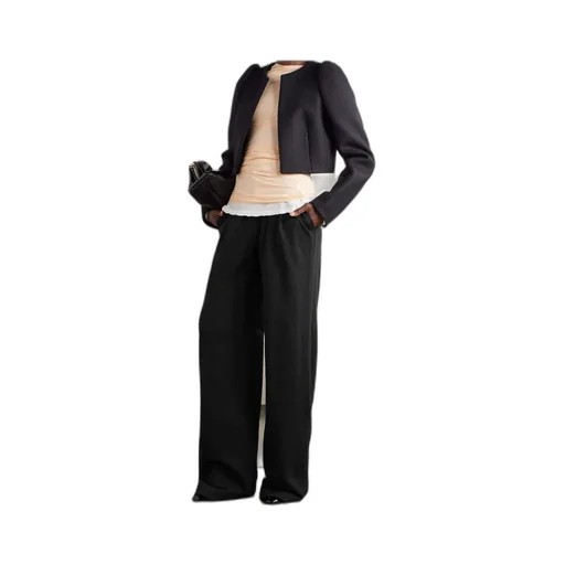 Wide-Leg Casual Pants