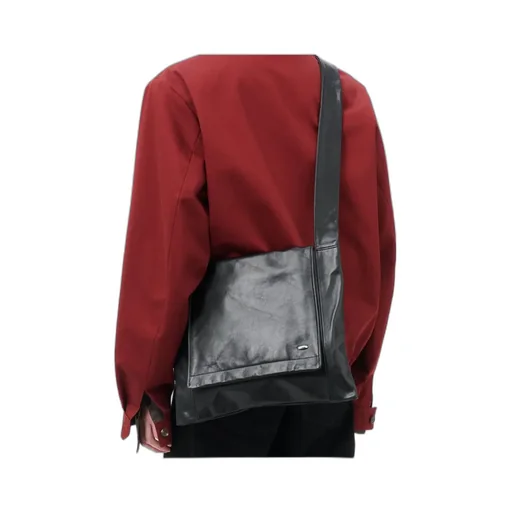 Our Legacy Logo Plaque Slim Shoulder Bag
