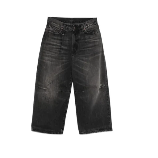 Cropped Wide-Leg Jeans