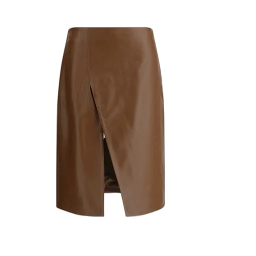 High-Waisted Half-Length Skirt