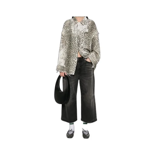 Cropped Wide-Leg Jeans