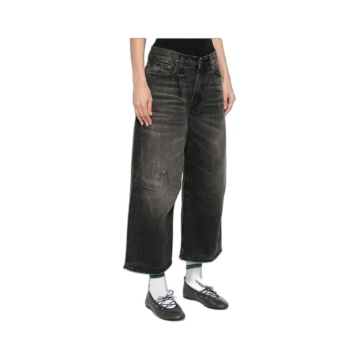 Cropped Wide-Leg Jeans
