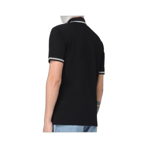 Emporio Armani Piped Collar Piqué Polo Shirt