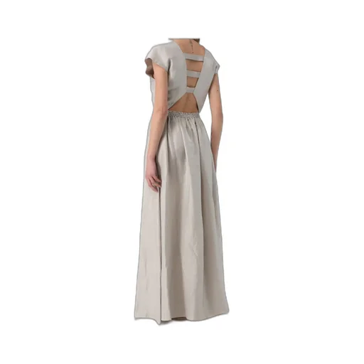 Emporio Armani V-Neck Long Dress