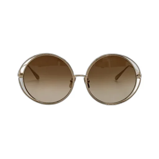 Selene Round Sunglasses In Gradient Mocha