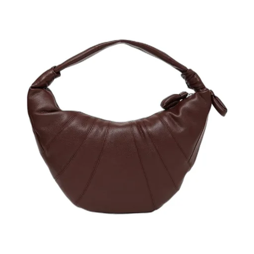 Lemaire Fortune Croissant Logo Embossed Shoulder Bag