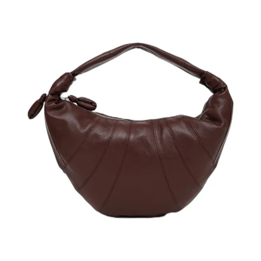 Lemaire Fortune Croissant Logo Embossed Shoulder Bag