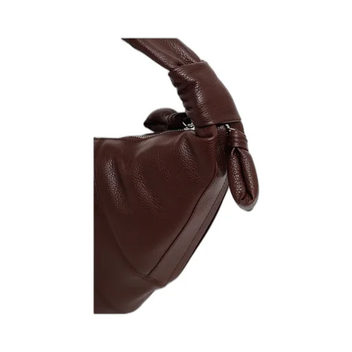 Lemaire Fortune Croissant Logo Embossed Shoulder Bag