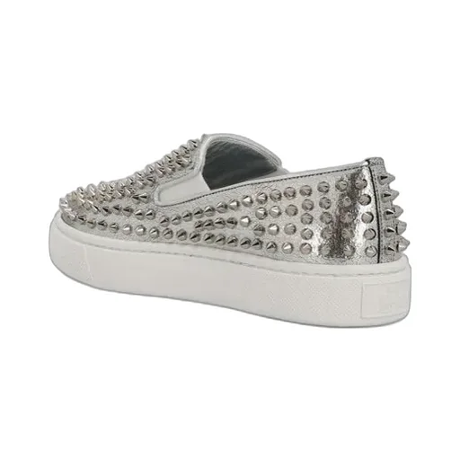 Christian Louboutin Studded Slip-On Sneakers
