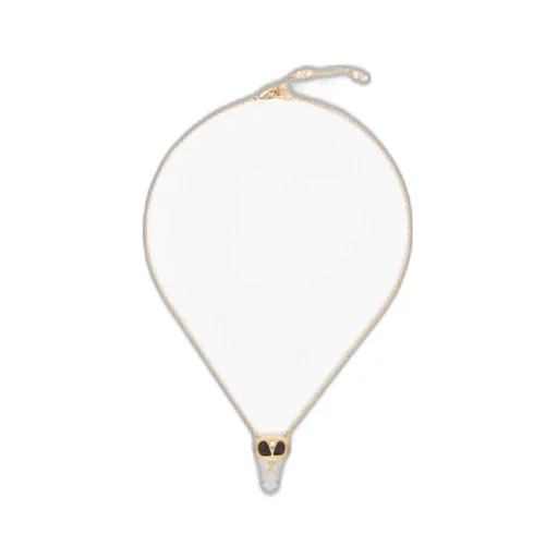 Valentino Ovalette Vlogo Signature Necklace