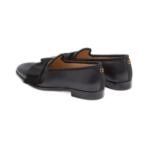 Valentino Fringe Detailed Slip-On Loafers