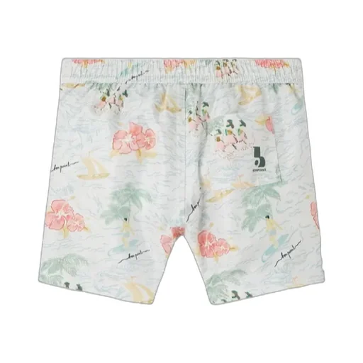 Bonpoint Ariel Drawstring Printed Swim Shorts