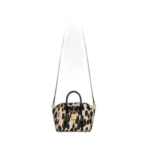 Givenchy Leopard Print Antigona Toy Lock Bag