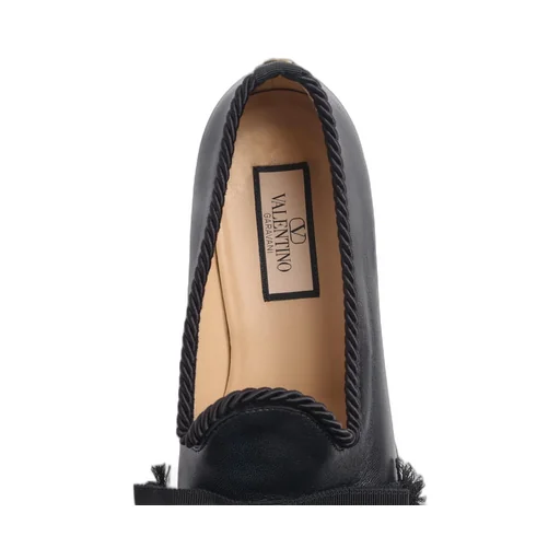 Valentino Fringe Detailed Slip-On Loafers