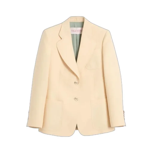 Valentino Single-Breasted Long-Sleeved Blazer