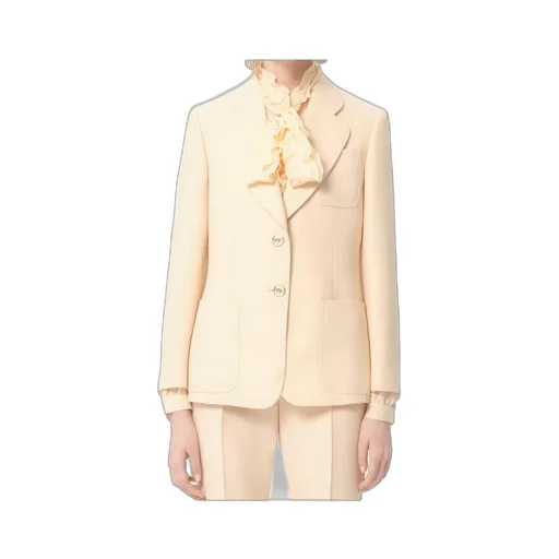 Valentino Single-Breasted Long-Sleeved Blazer