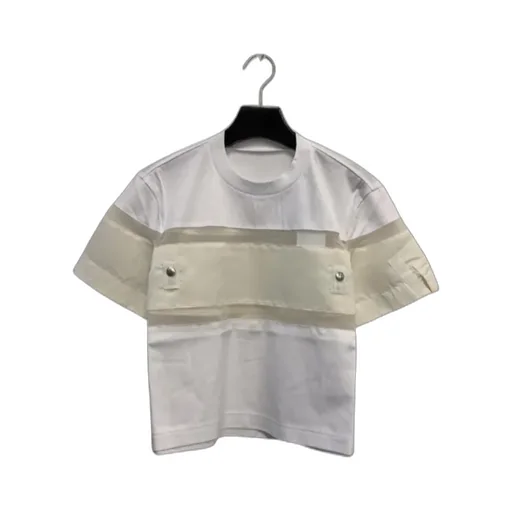 Contrast-Panel T-Shirt