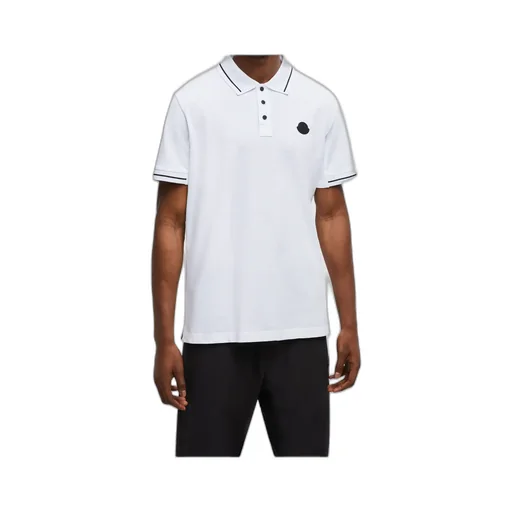 Moncler Logo Patch Short-Sleeved Polo Shirt