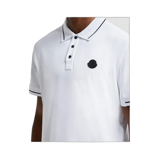 Moncler Logo Patch Short-Sleeved Polo Shirt