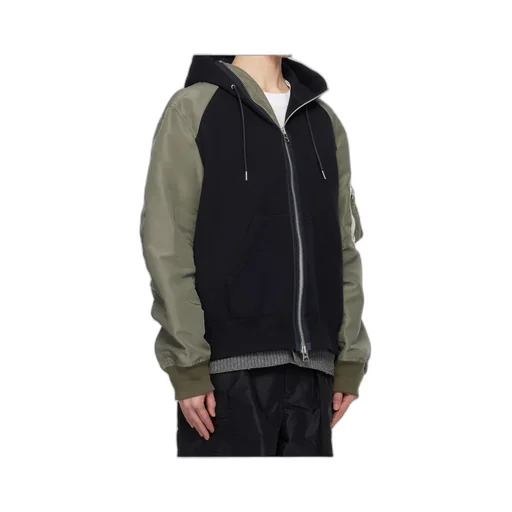 Sacai Drawstring Hooded Jacket