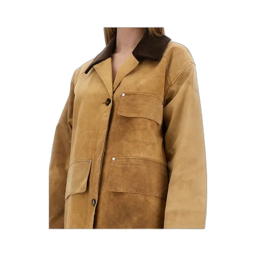 Stella Mccartney Corduroy Collar Aged Jacket